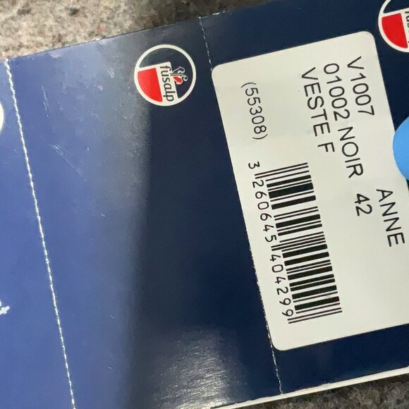 Fusalp Black Quilted Faux Fur Hooded Jacket NWT Size: FR 42 Style Anne - Picture 10 of 16